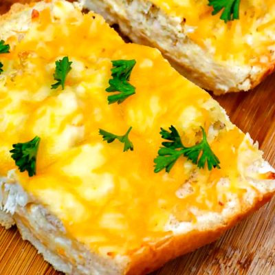 Crab And Cheese Toasts