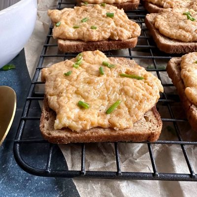 Crab And Parmesan Toasts