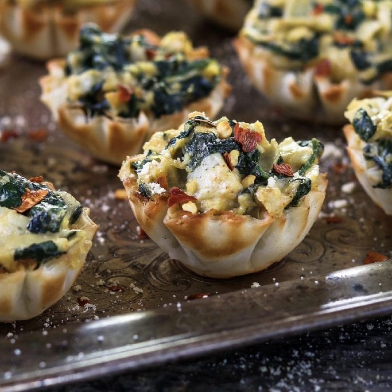 Crab-Artichoke Tarts