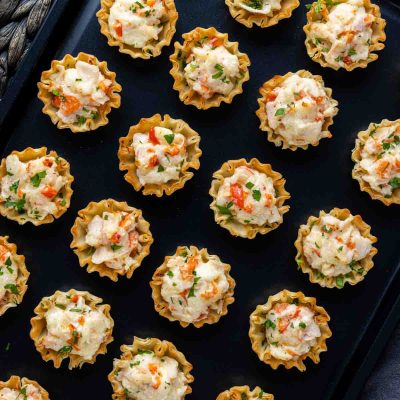 Crab Phyllo Tarts