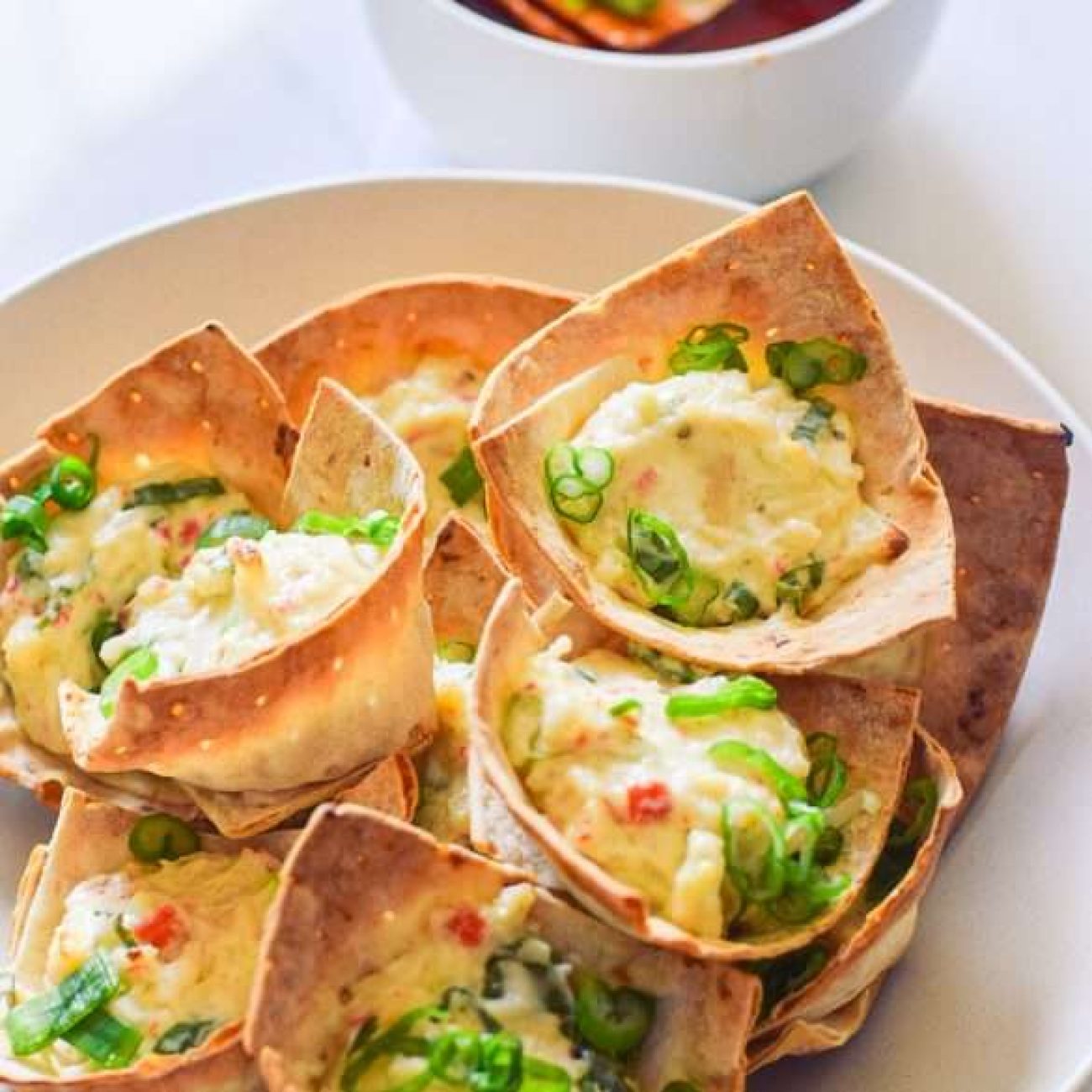 Crab Rangoon Wonton Cups