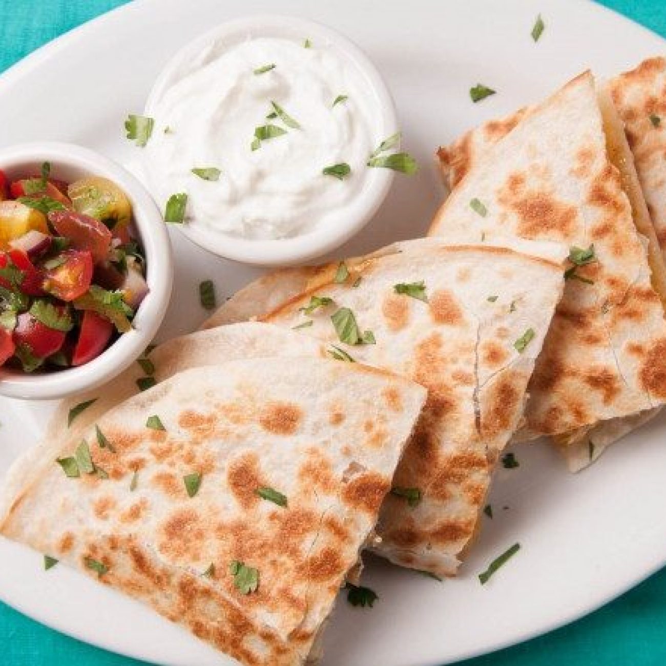 Crabmeat Quesadillas