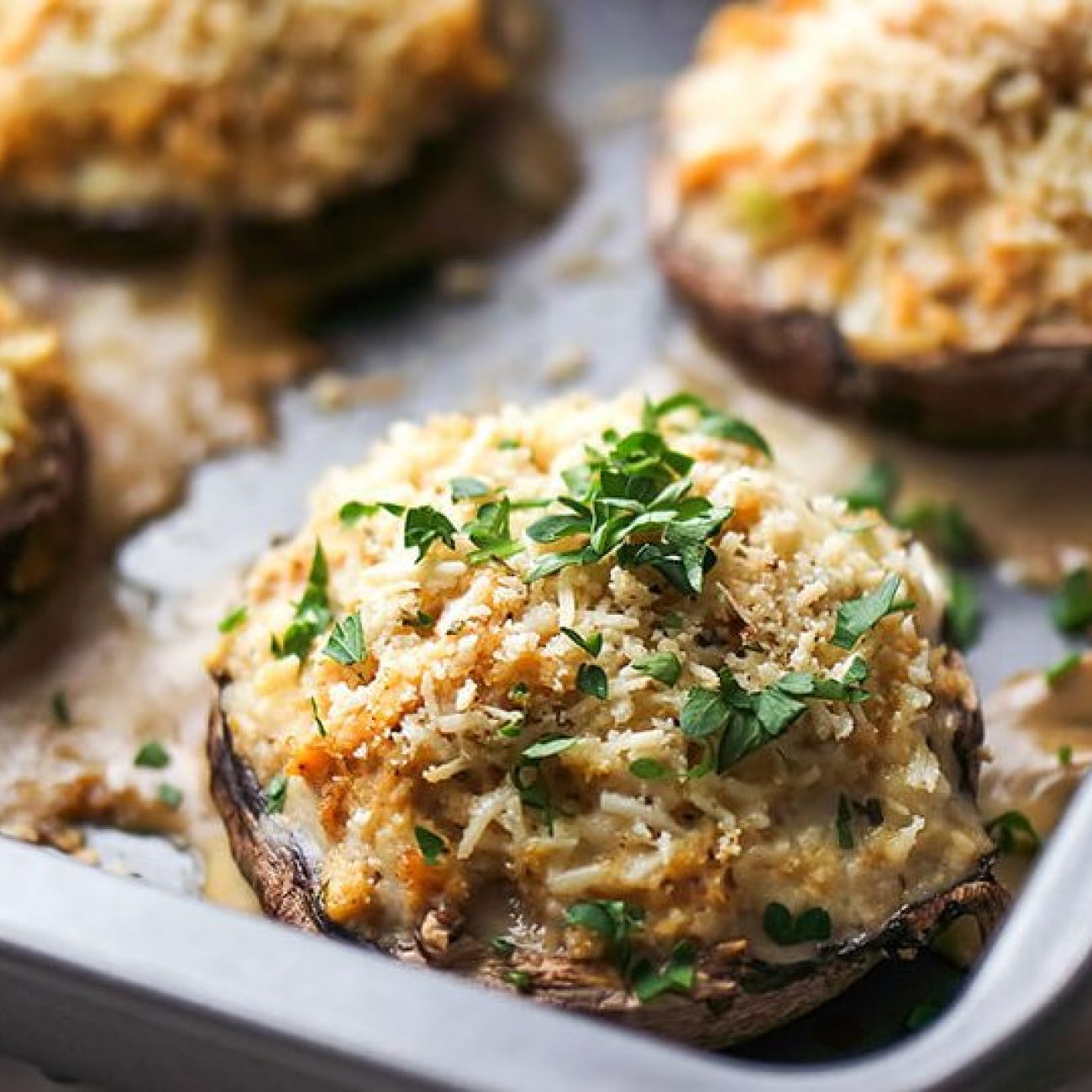 Crabmeat Stuffed Portabella