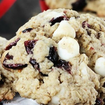 Cranberry Bliss White Chocolate Cookies