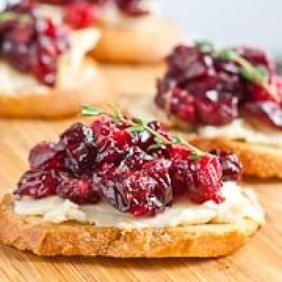 Cranberry Bruschetta