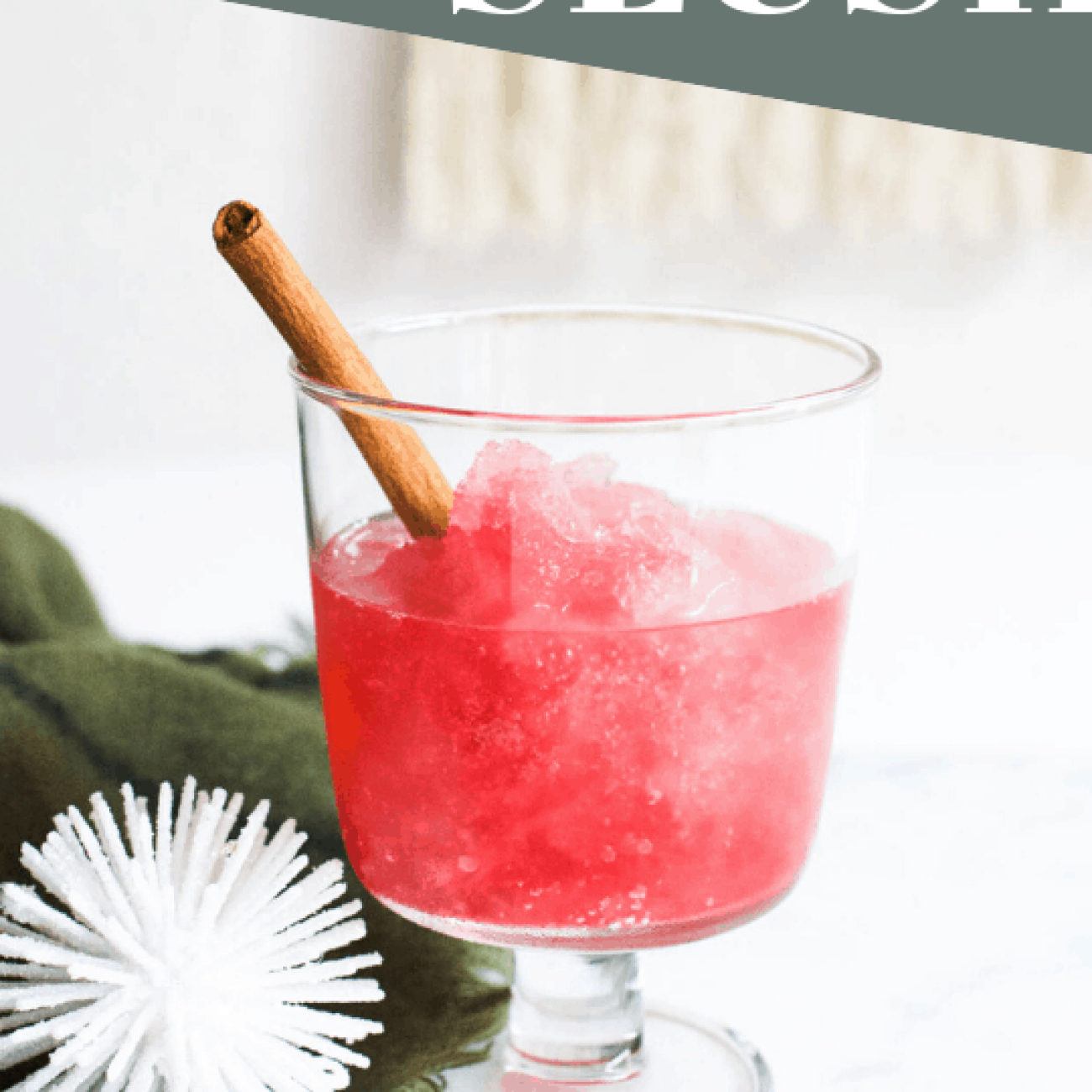 Cranberry Cooler Slush