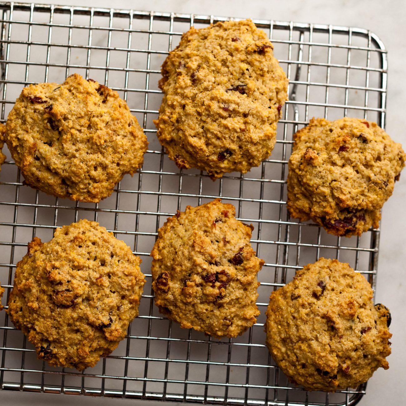 Cranberry Cornbread Scones