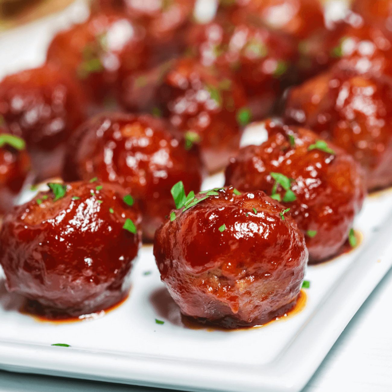 Cranberry Glazed Appetizer Meatballs