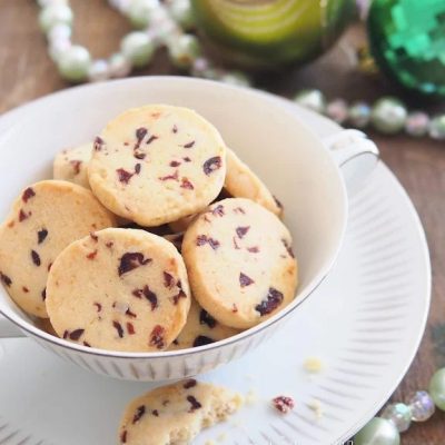 Cranberry Lemon Shortbread