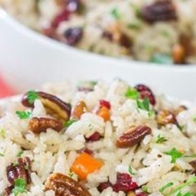 Cranberry Nut Rice Casserole