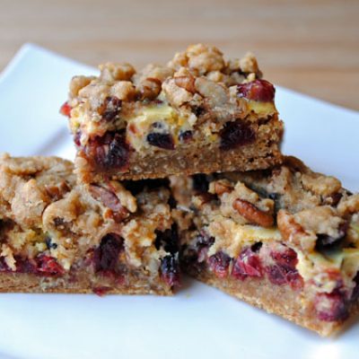 Cranberry Oatmeal Bar Cookies