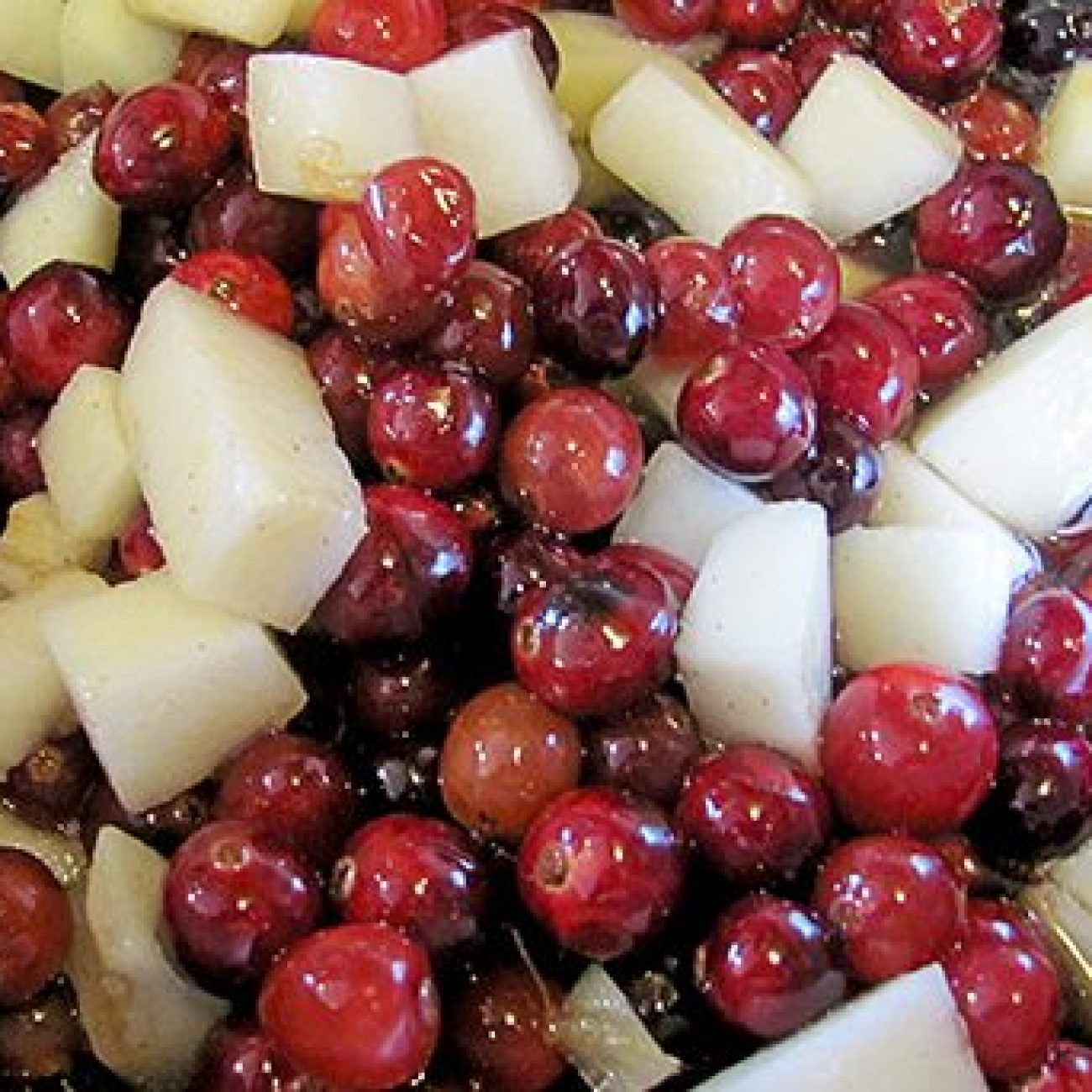 Cranberry, Pear, And Ginger Relish