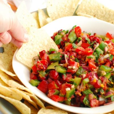 Cranberry Pear Salsa