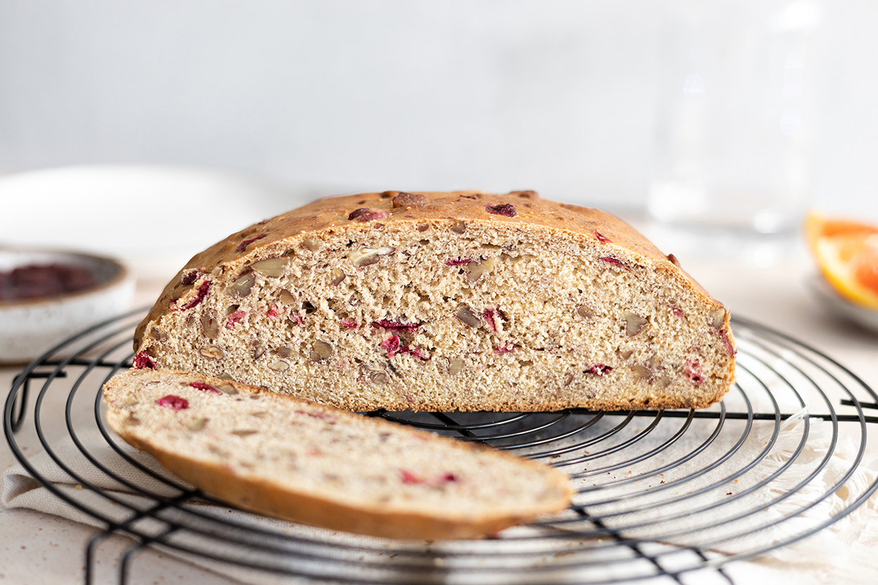 Cranberry- Pecan Bread  Bread Machine