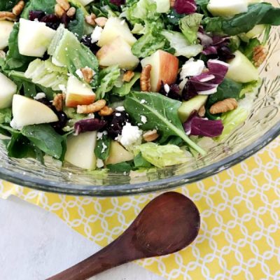 Cranberry Pecan Salad With Feta Cheese