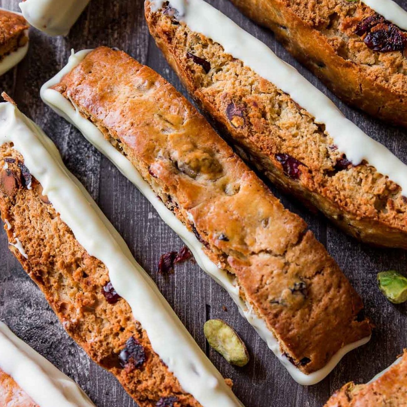 Cranberry Pistachio Biscotti