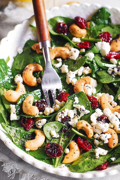 Cranberry Spinach Salad