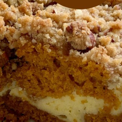 Cream Cheese Filled Crumb Cake