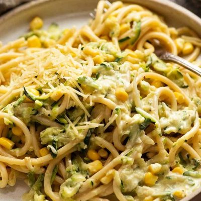 Cream Pasta Sauce With Zucchini