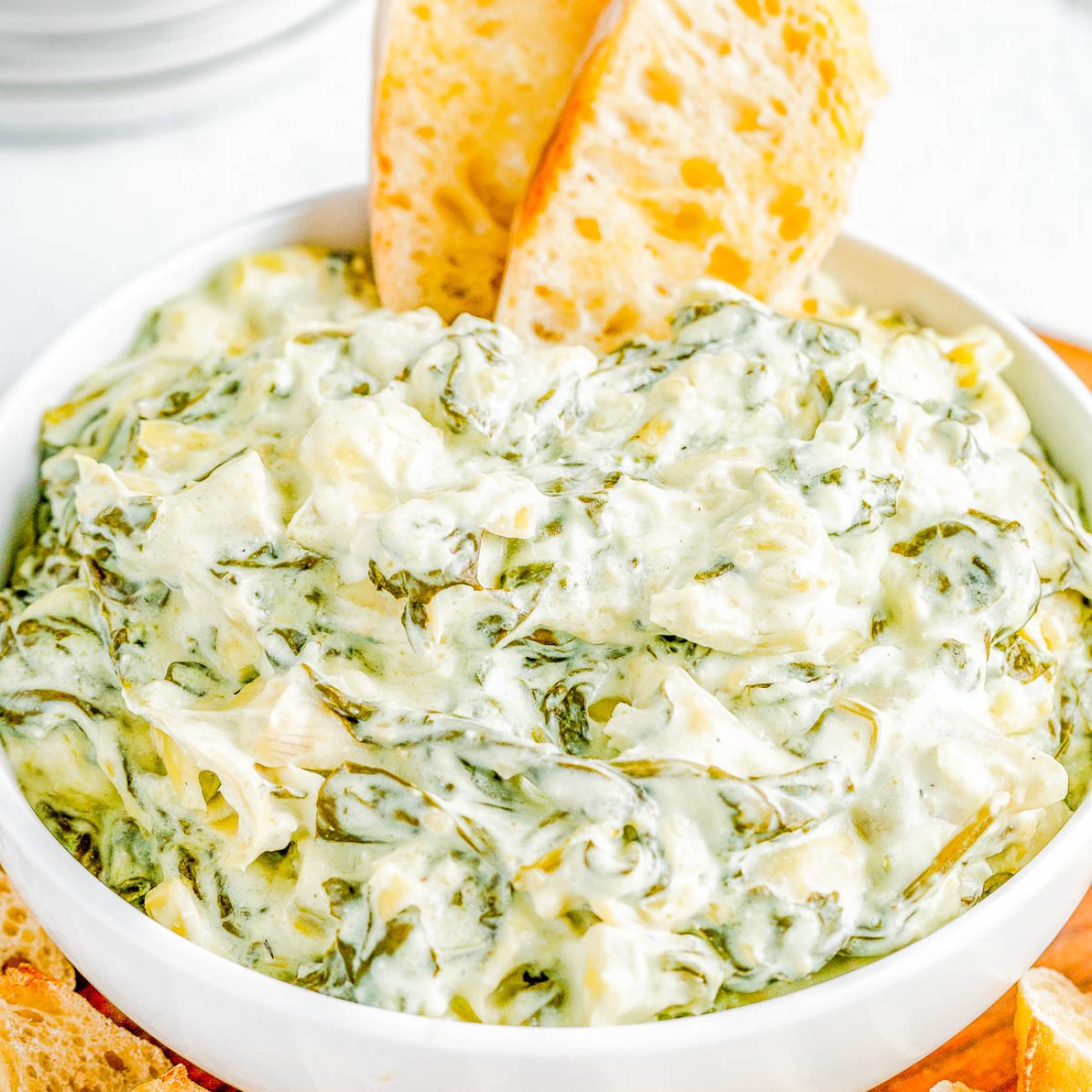 Creamy Artichoke Spinach & Crab