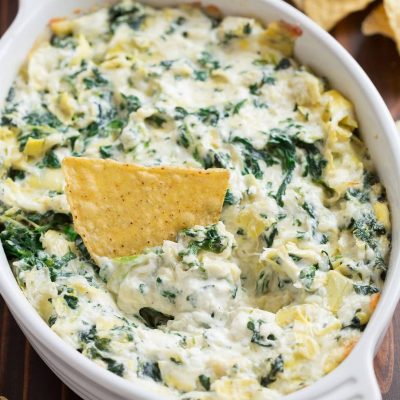 Creamy Artichoke Spinach Dip