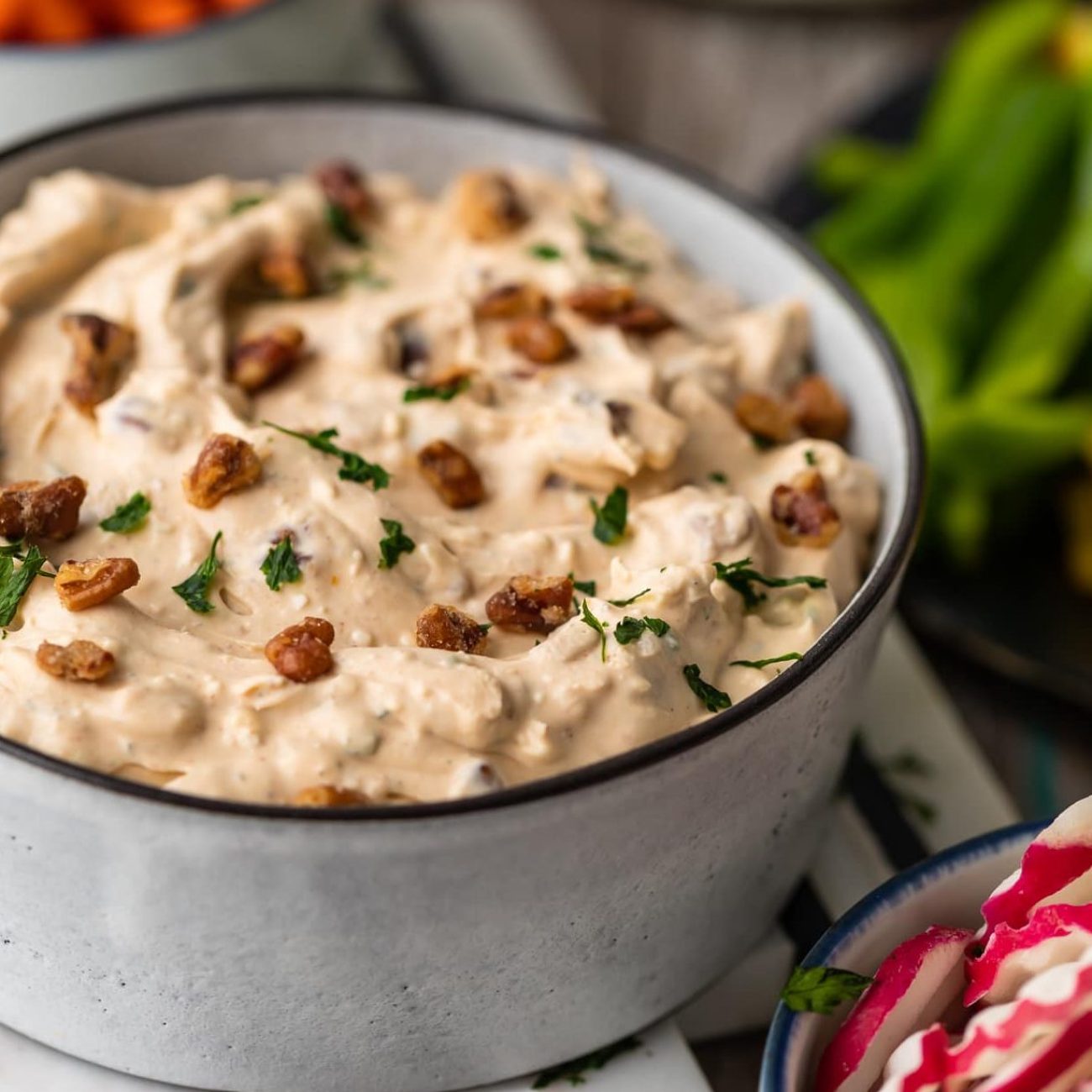 Creamy Blue Cheese Dip with a Tangy Twist