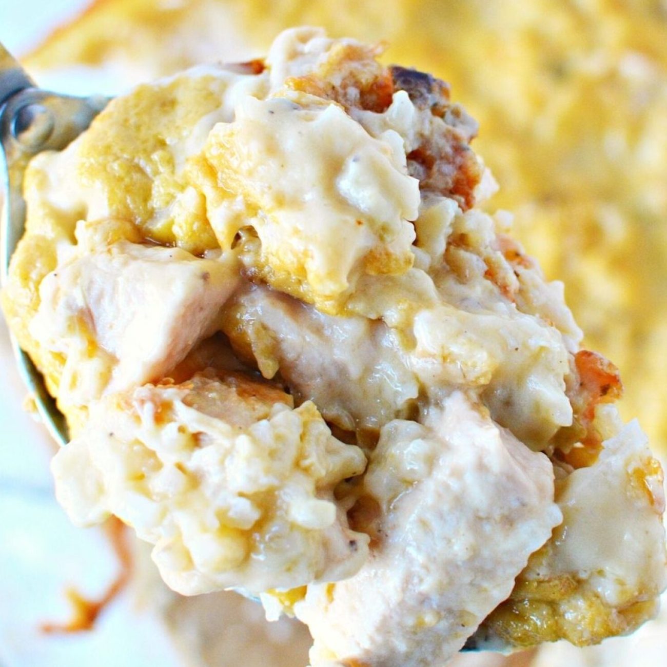 Creamy Chicken and White Rice Bake