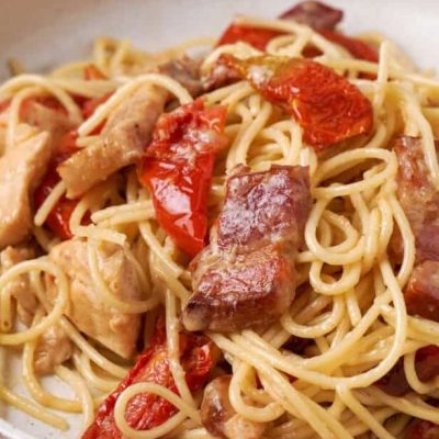 Creamy Chicken, Bacon &Amp; Tomato Pasta