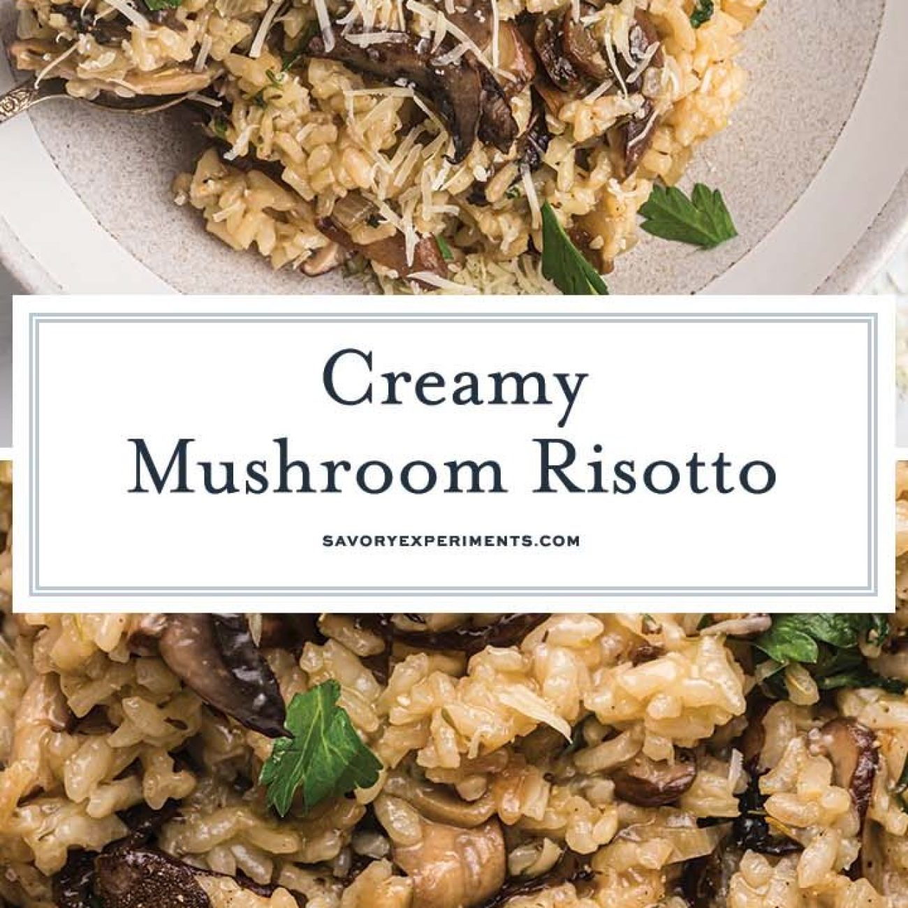 Creamy Chicken, Spinach, and Mushroom Risotto Recipe