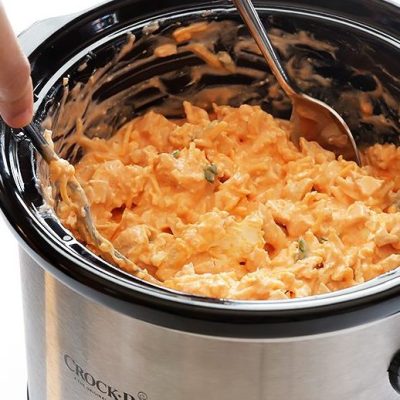 Creamy Crock Pot Buffalo Chicken Dip