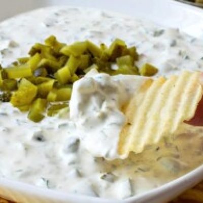 Creamy Dill Pickle Dip