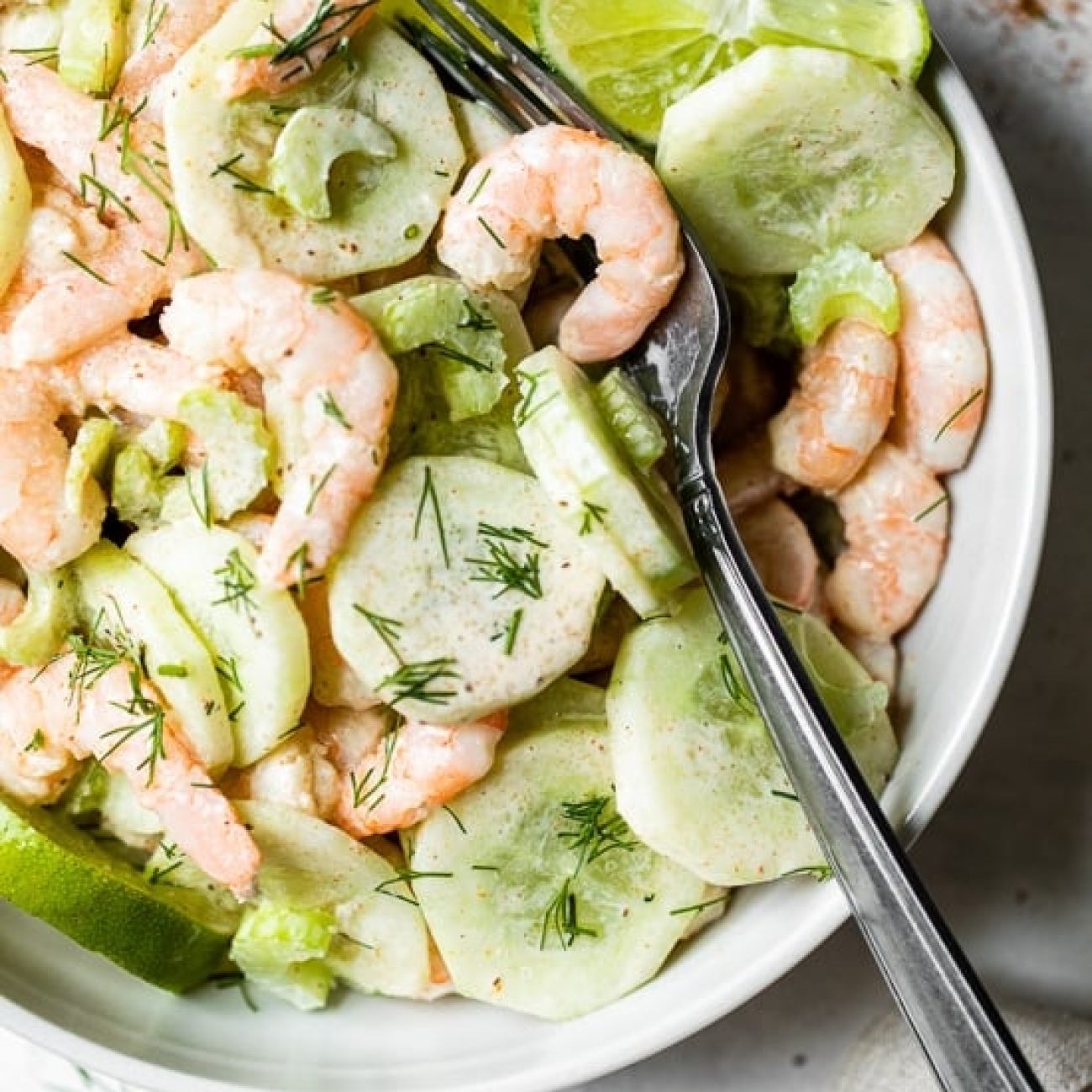 Creamy Dill Shrimp Salad