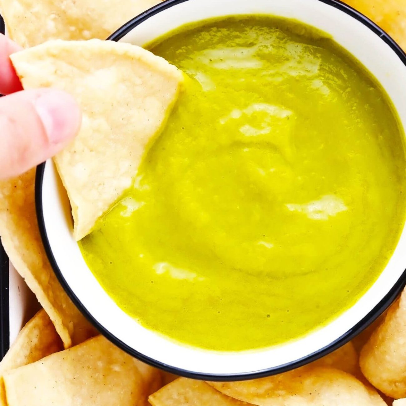 Creamy Garlic Salsa Dip