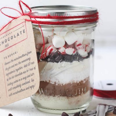 Creamy Hot Chocolate Mix In A Jar For Gift