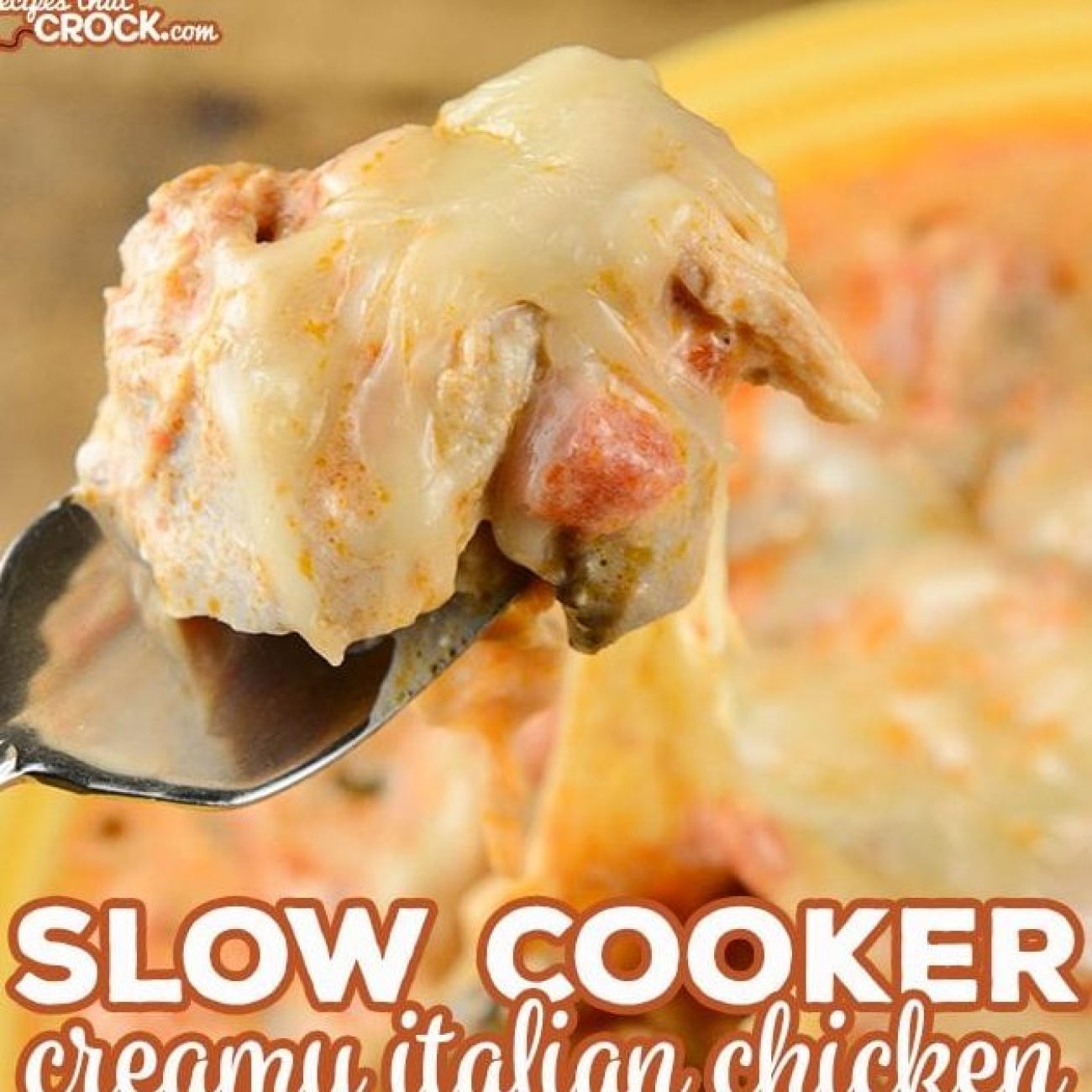 Creamy Italian Chicken–Crock Pot Recipe