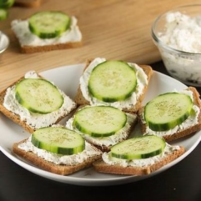 Creamy Italian Cucumber/ Rye Bread Spread