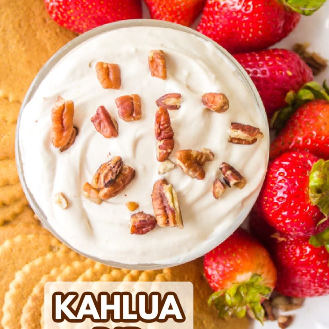 Creamy Lite Kahlua Fruit Dip