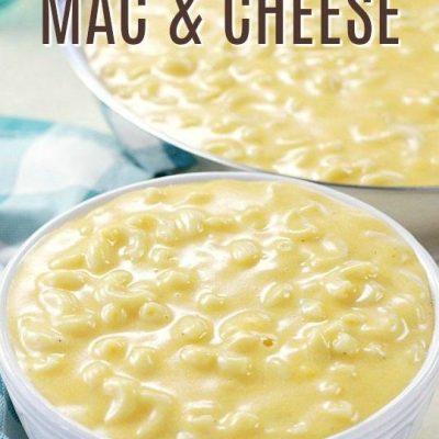 Creamy Macaroni &Amp; Cheese -For Two
