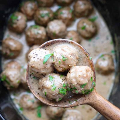 Creamy Meatballs Crock Pot