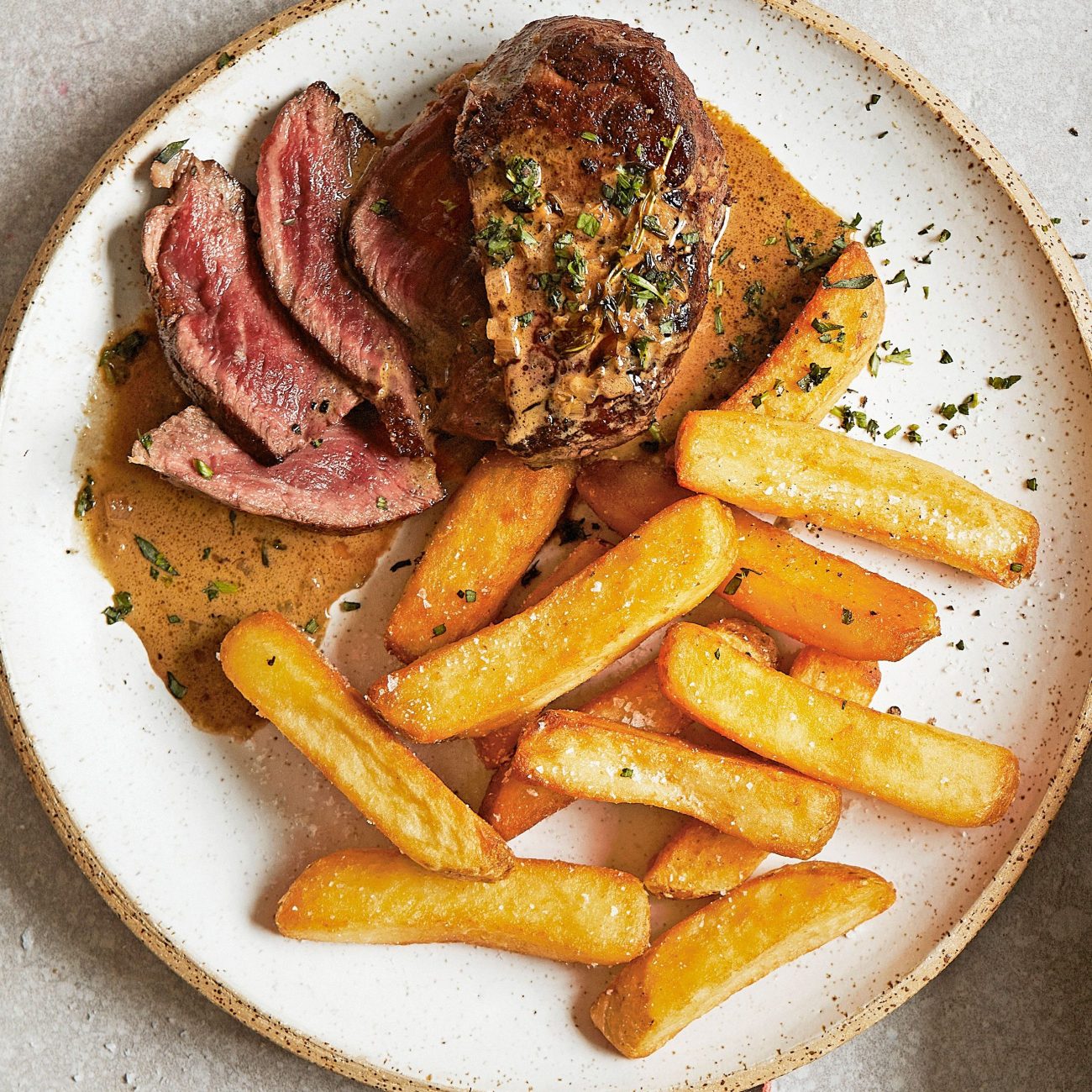 Creamy Mushroom Steak Diane