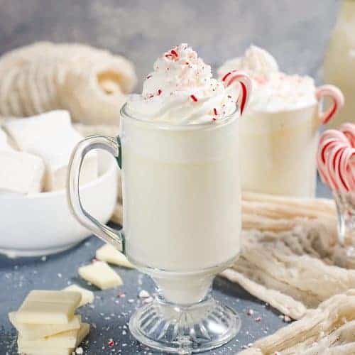 Creamy Peppermint White Chocolate Hot Cocoa Recipe