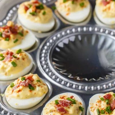 Creamy Ranch Deviled Eggs