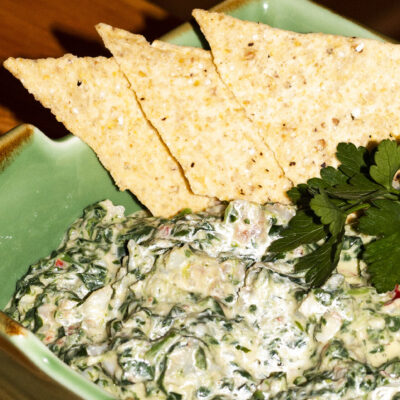 Creamy Shrimp, Spinach And Goat Cheese Dip