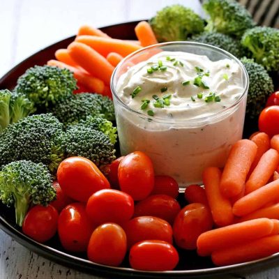 Creamy Sour Cream And Vegetable Dip Recipe