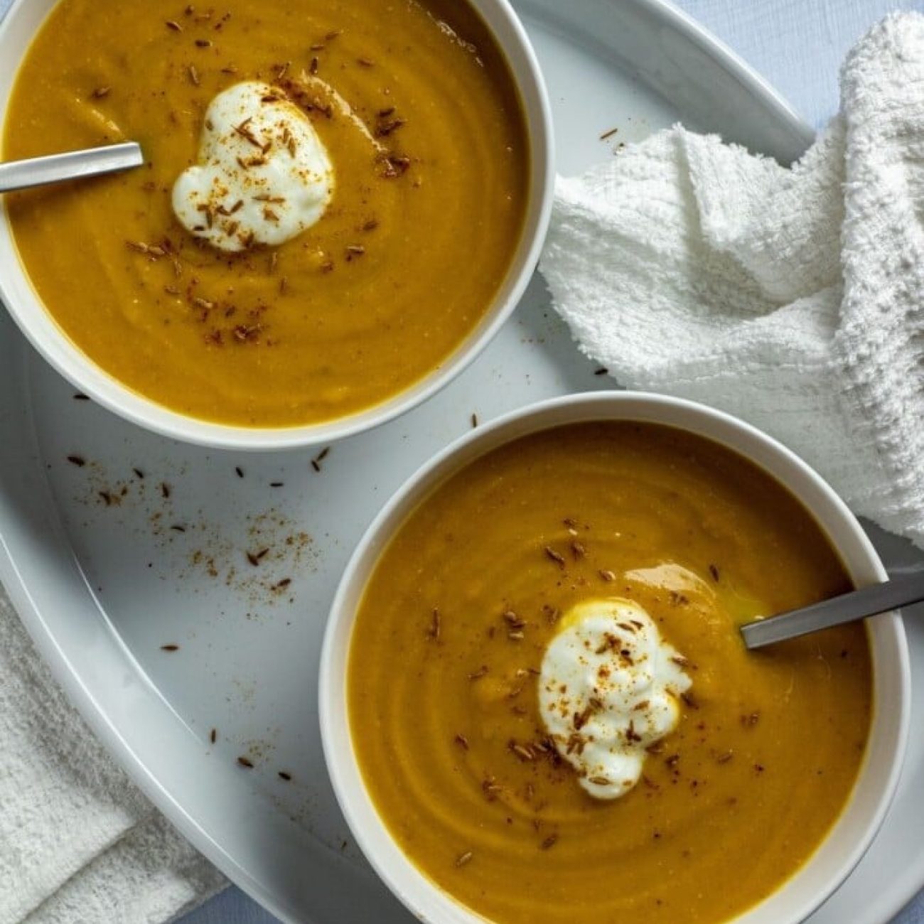 Creamy Spicy Carrot Soup