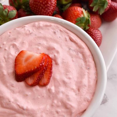 Creamy Strawberry Yogurt Dip Recipe