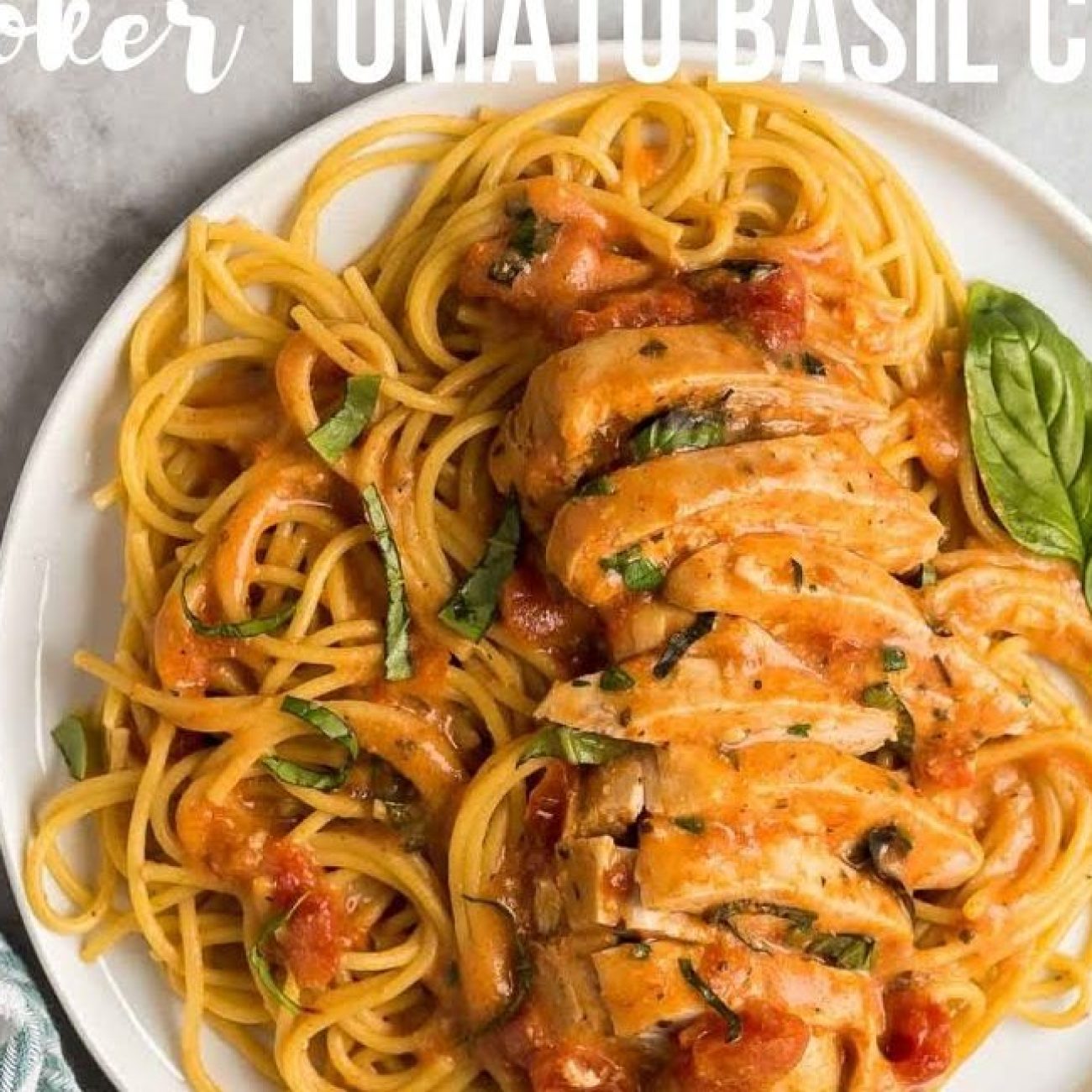 Creamy Tomato And Chicken Spaghetti