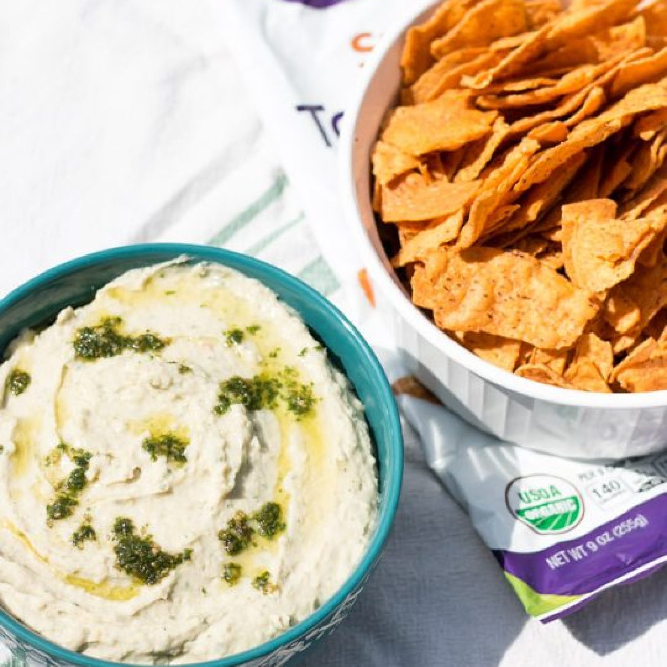 Creamy White Bean and Pesto Dip Recipe