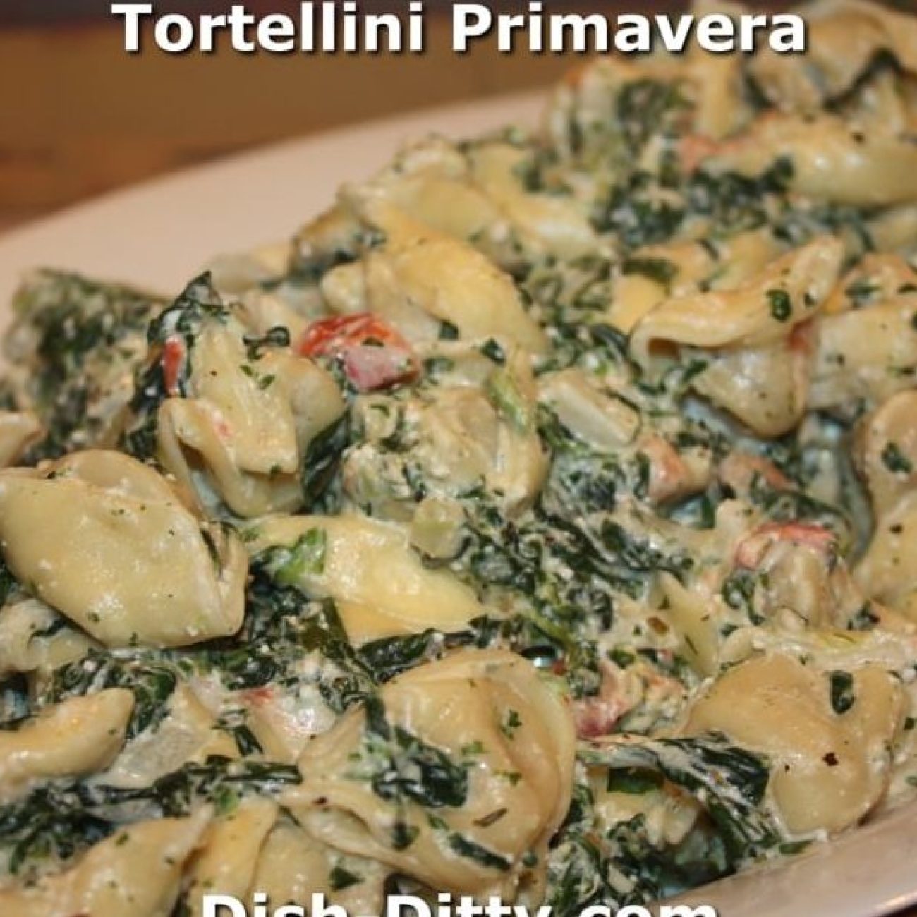 Creamy White Wine Tortellini Primavera Recipe