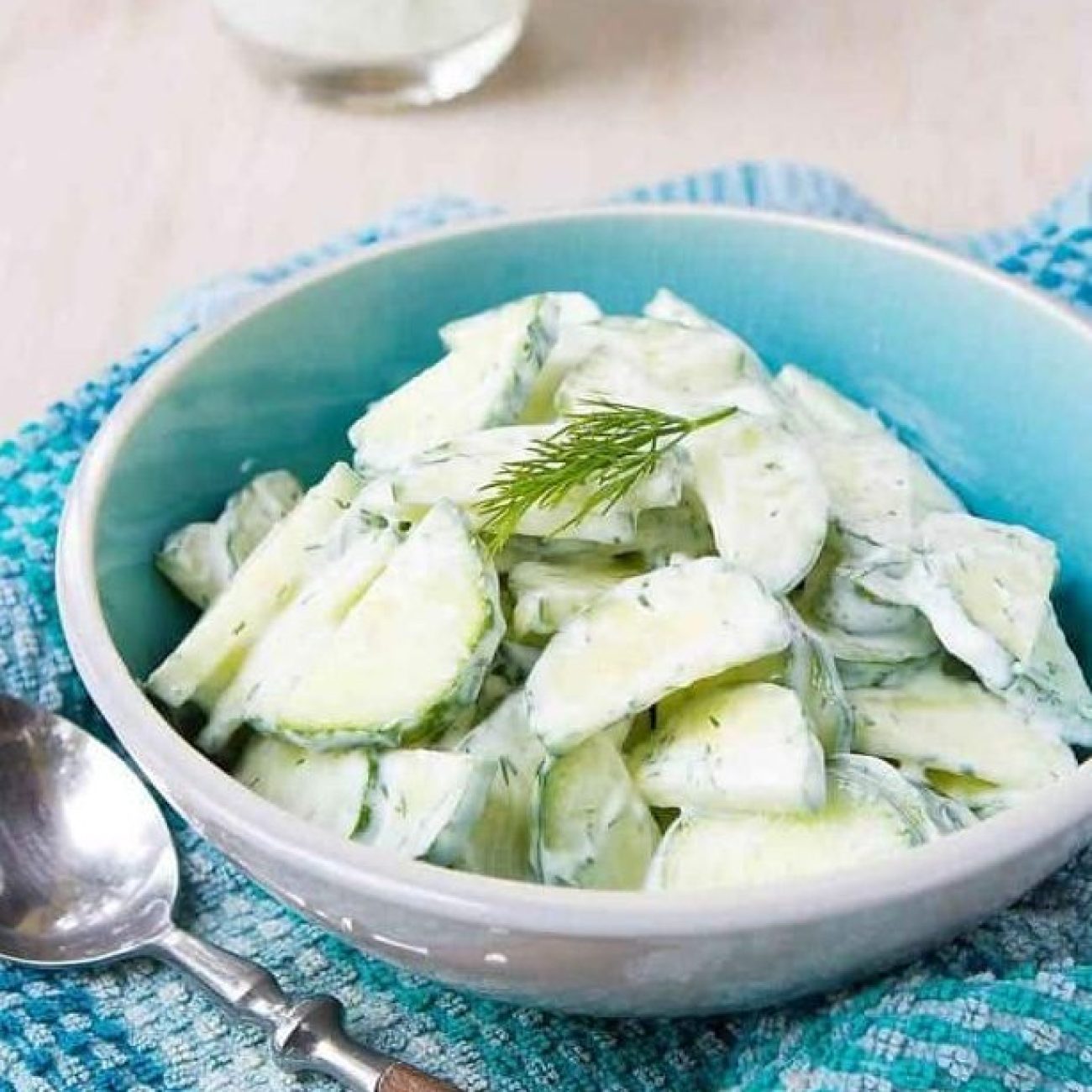 Creamy Yogurt Cucumber Salad – Authentic Jajeek Recipe